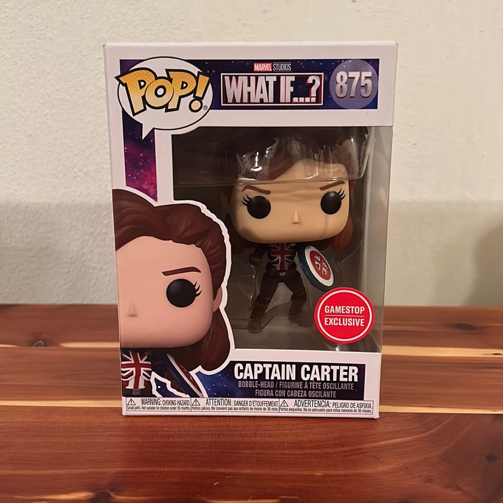Funko pop Captain Carter GameStop Exclusive